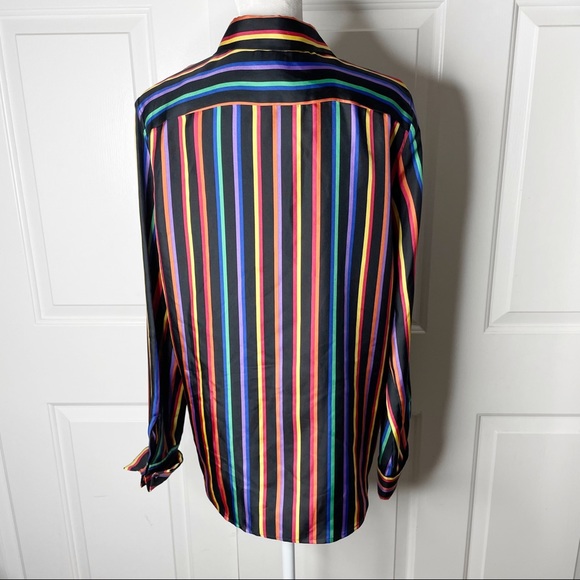 Jones New York Stripe Button Down Shirt (S) - Picture 4 of 8
